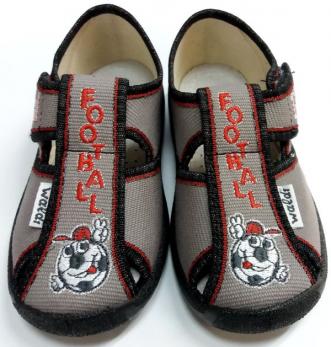 Капці арт.19738 Waldi (р.21-27) вишивка: football