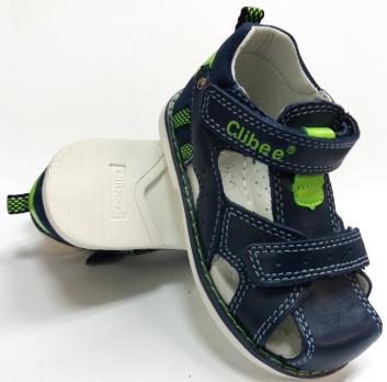 Сандалии р.20-25 Clibee  син/строч