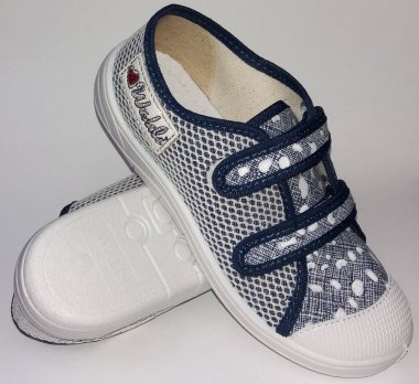 Кеды Waldi, синяя крапка,