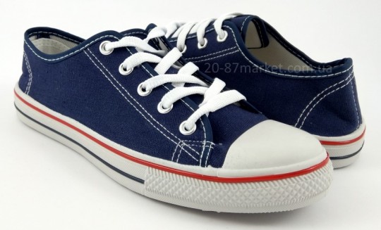 Кеды синие подошва белая