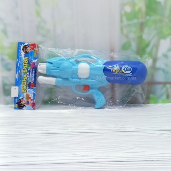 Водяной пистолет, голубой цвет, помповый механизм, ТК2125-36