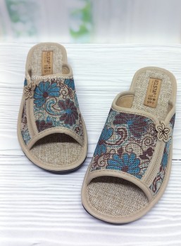 Коснатные тапочки Белста, женские, бежевые