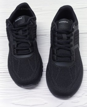 кроссовки чёрные сетка, для мальчика, BAAS