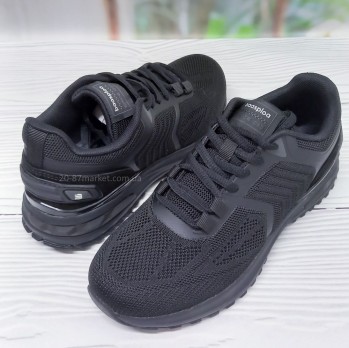 Чёрные кроссовки сетка, женские, BAAS