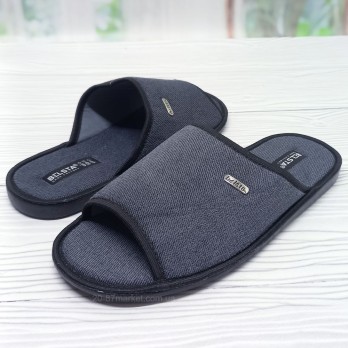 Тапочки мужские, серые