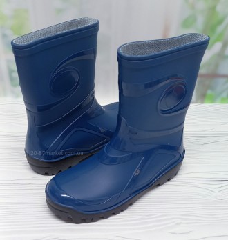 Подростковые резиновые сапоги для мальчика, синие, Demar
