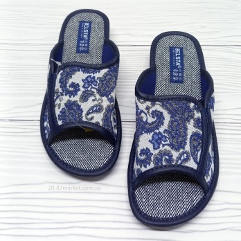 Женские комнатные тапочки Белста синие