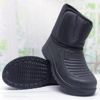 Калоші садові чоловічі високі утеплені Прогрес арт.32825 чорні