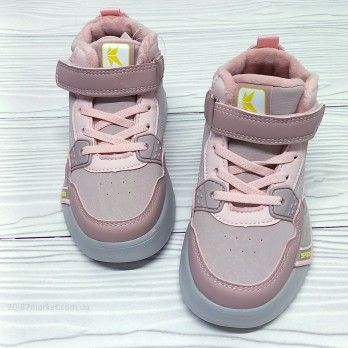 Детские розовые ботинки для девочки