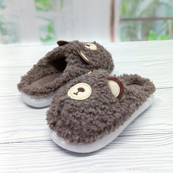 Детские домашние тапочки, ушки