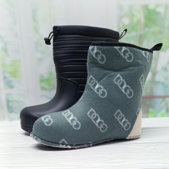 Сапоги зимние ЭВА чёрные подростковые