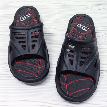 Чёрные мужские шлёпанцы тм Даго Стиль