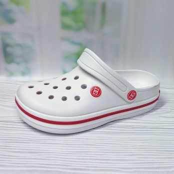 Кроксы сабо женские, "DAGO" (ДАГО) белые