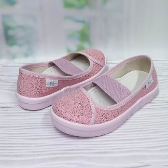 Сліпони дитячі для дівчинки Natur р.27-32 арт.35433 рожеві