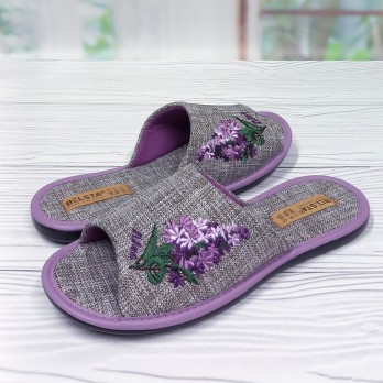 Женские комнатные тапочки Белста, сиреневые
