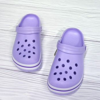 Кроксы для девочки, сиреневые