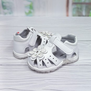 Apawwa детские белые босоножки для девочки