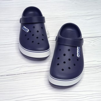 Синие женские кроксы