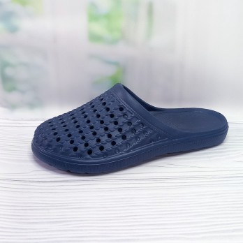 Шлёанцы женские пляжные синие