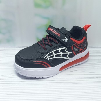 Детские кроссовки для мальчика, тм Apawwa, чёрные