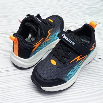 кроссовки для мальчика, белая лёгкая подошва, застёжки на липучках,