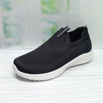 Кроссовки детские для мальчика тм Apawwa чёрные текстильные