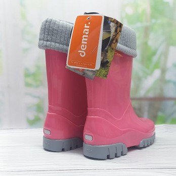 розовые резиновые сапоги для девочки