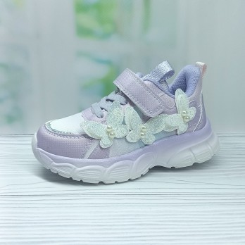 Кроссовки детские для девочки, тм Clibee, фиолетовые