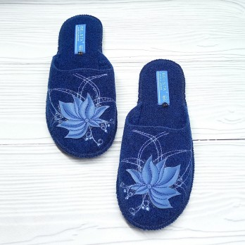 Синие войлочные тапочки тм Белста