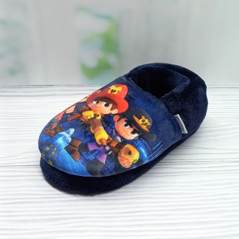 Детские домашние тапочки Waldi для мальчика, синие