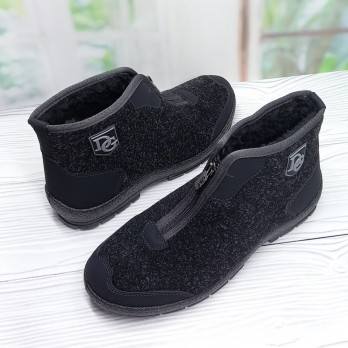 Мужские фетровые ботинки, Даго Стиль, серые.