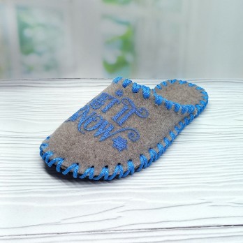 Женские фетровые тапочки Vends бежевые