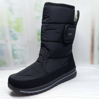 Женские зимние сапоги, застёжка на липучке