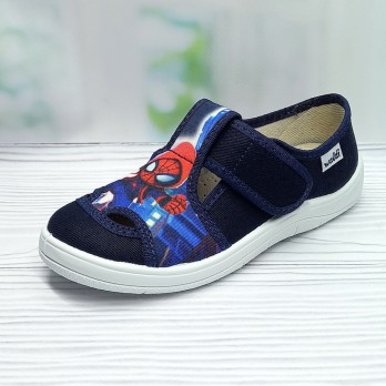 Детские текстильные тапочки Waldi для мальчика, синие