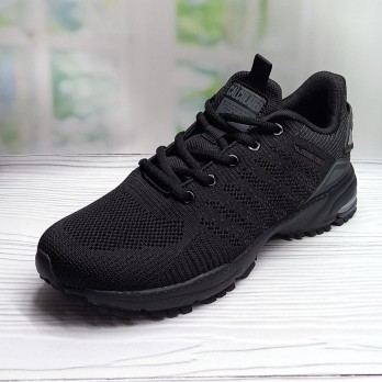 Мужские текстильные кроссовки, тм BAASploa,  чёрные