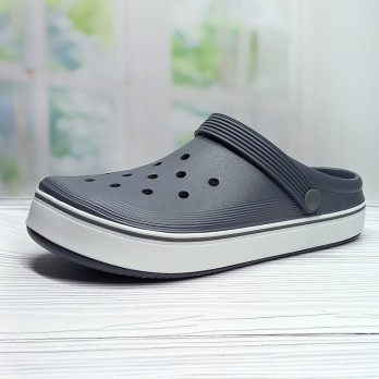 Кроксы сабо мужские, тм Dago Style, серые