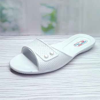 Женские шлёпанцы, тм Кредо, белые