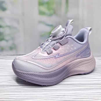 Кроссовки для девочки система быстрой шнуровки, тм Apawwa фиолетовые