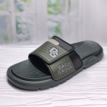 Шлёпанцы мужские Dago Style, липучка, хаки
