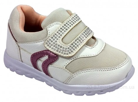 стильные кроссовки для девочки белого цвета на липучке, липучка в стразах, белая подошва