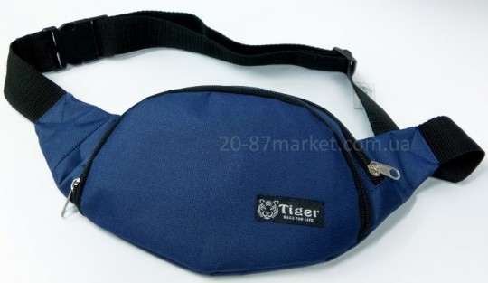 Синяя бананка, сумка на пояс
