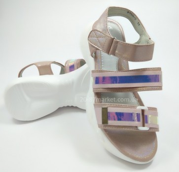 Сандалии для девочки на липучке