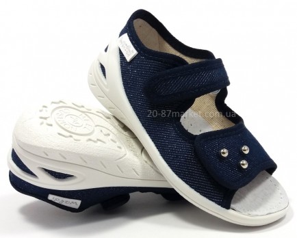 Сандалии для девочки на липучках