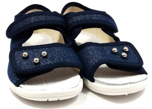 Босоножки для девочки синие