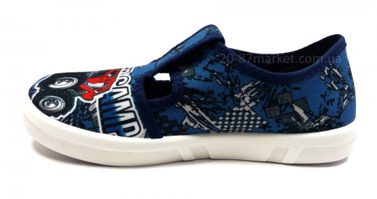 Тапочки для мальчика принт машина