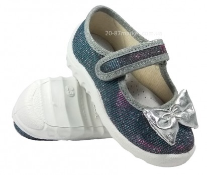 Голографические тапочки для девочки