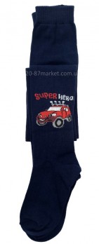 Тёмно-синие колготы для мальчика Легка Хода 8208 марине