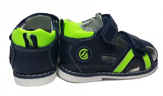 Сандалии для мальчика, цвет синий, на липучках