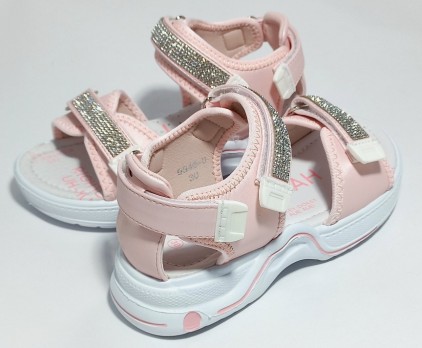 Босоножки открытые пудра