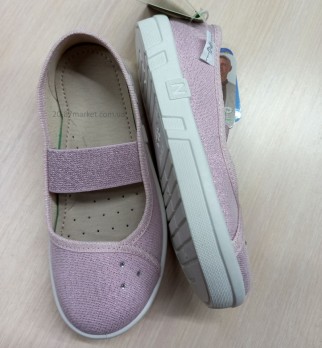 Сліпони рожеві, стрази, біла підошва